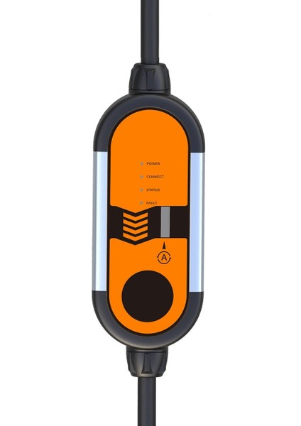 Type2 IEC62196-2 8A-16A Taşınabilir Elektrikli Araba Ev Şarj Cihazı Istasyonu Altın
