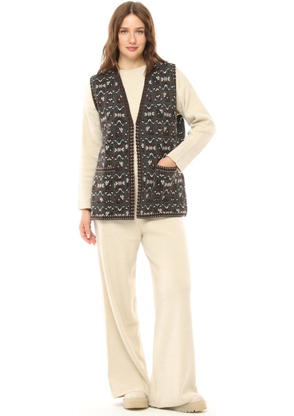 Bohem Cepli Yelek-Antrasit