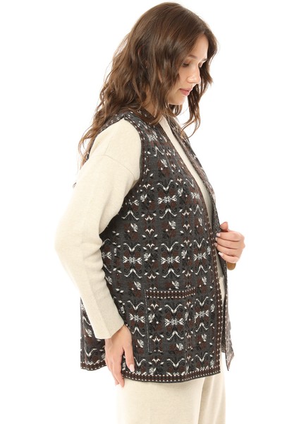 Bohem Cepli Yelek-Antrasit fiyatları