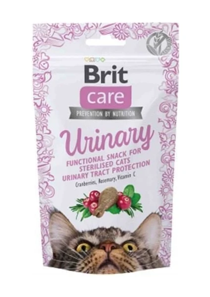 Brit Care Snack Urinary Idrar Sağlığı Destekleyici Kedi Ödülü 50 gr