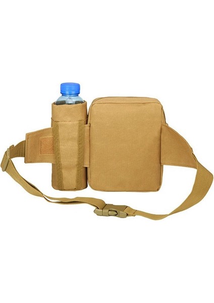 Siyah Stil Taktik Erkekler Bel Paketi Naylon Yürüyüş Su Şişesi Telefon Kılıfı Doğa Sporları Ordu Askeri Avcılık Tırmanma Kamp Kemer Çantası (Yurt Dışından) indirimleri
