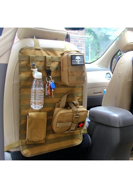 Gri Renk Stili Molle Organizatör Koltuk Örtüsü Çanta Çok Fonksiyonlu Araba Koltuğu Sırt Çantası 1000D Açık Avcılık Cepler Taktik Aksesuarlar Saklama Kılıfı (Yurt Dışından) fiyatları