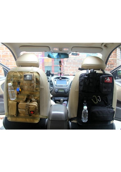Gri Renk Stili Molle Organizatör Koltuk Örtüsü Çanta Çok Fonksiyonlu Araba Koltuğu Sırt Çantası 1000D Açık Avcılık Cepler Taktik Aksesuarlar Saklama Kılıfı (Yurt Dışından) modelleri