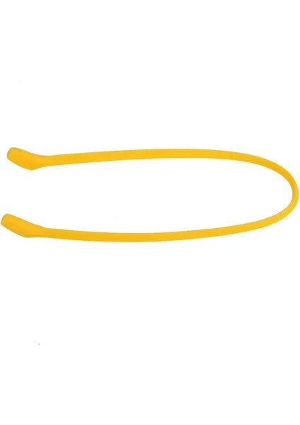 Sarı Stil Gözlük Spor Sabit Silikon Gözlük Halat Cam Kordon Boyun Güneş Gözlüğü Askı Askıları Spor Salonu Gözlükleri Spor Aksesuarları (Yurt Dışından)