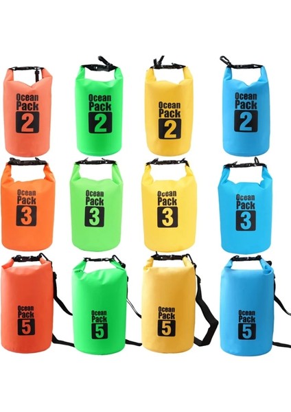 Açık Yeşil Tarzı 2l 3l 5l Su Geçirmez Çanta Kuru Çanta Suya Dayanıklı Açık Kayık Kano Rafting Memba Çantası (Yurt Dışından) indirimleri