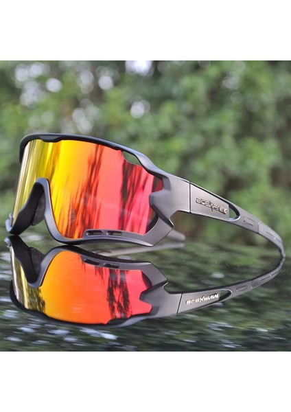 JFU11 Stili Olarized 4 Lens Bisiklet Gözlükleri Bisiklet Bisiklet Güneş Gözlüğü Bicicleta Gafas Ciclismo Bisiklet Bisiklet Gözlük UV400 (Yurt Dışından)