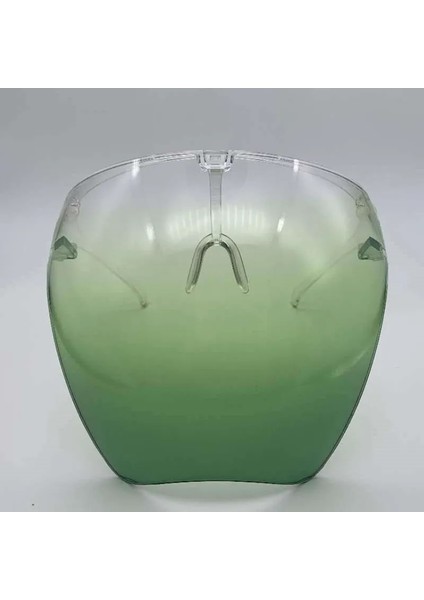 Yeşil Stil Güneş Gözlüğü Kadın Erkek Koruyucu Yüz Koruyucu Gözlük Gözlük Tam Yüz Kaplı Küresel Lens Anti-Sprey Güvenlik Bisiklet Güneş Gözlüğü (Yurt Dışından)