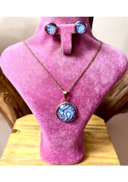 316L Çelik Otantik Figürlü Kolye Küpe Hediyelik Set fiyatları