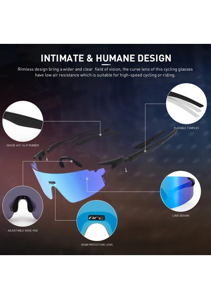 Bordo Tarzı No.15 Boyutu Nrc 3 Lens UV400 Bisiklet Güneş Gözlüğü TR90 Spor Bisiklet Gözlük Mtb Dağ Bisikleti Balıkçılık Yürüyüş Binme Gözlük Erkekler Kadınlar Için (Yurt Dışından) fiyatları