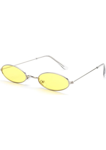 STIL11 Stil Tek Boyut 2021 Moda Oval Vintage Güneş Gözlüğü Erkekler Kadınlar Için Küçük Çerçeve Yaz Renk Retro Tasarım Gözlük Bisiklet Aksesuarları (Yurt Dışından)