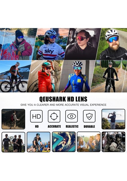 Siyah Pembe-1 Tarzı Siyah-1 Queshark Kadın Erkek Fotokromik Polarize Bisiklet Güneş Gözlüğü Spor Mtb Bisiklet Gözlük Sürme Yol Bisikleti Gözlük Gözlük QE48 (Yurt Dışından) modelleri