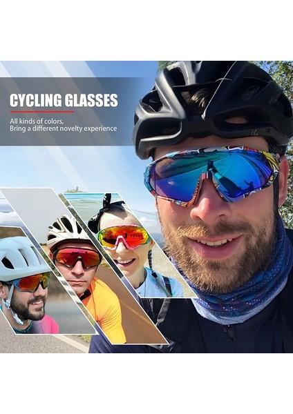 No.12 Tarzı No.12 Boyutu Bisiklet Güneş Gözlüğü Mtb Polarize Spor Bisiklet Gözlükleri Gözlükler Bisiklet Dağ Bisikleti Gözlükleri Erkek Kadınları Binicilik Bisiklet Gözlükleri (Yurt Dışından)