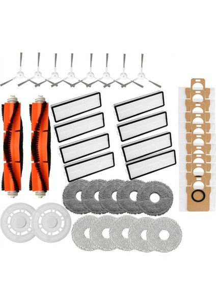 Omni 2 /C102CN S10+ Ana Yan Fırça Hepa Filtre Paspas Pedi Toz Torbası Yedek Yedek Parça (Yurt Dışından)