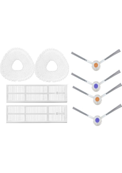 8 Adet J3 Robotlu Süpürge Yedek Parçaları Yıkanabilir Hepa Filtre Yan Fırça Paspas Bezi Ev Aksesuarları (Yurt Dışından)