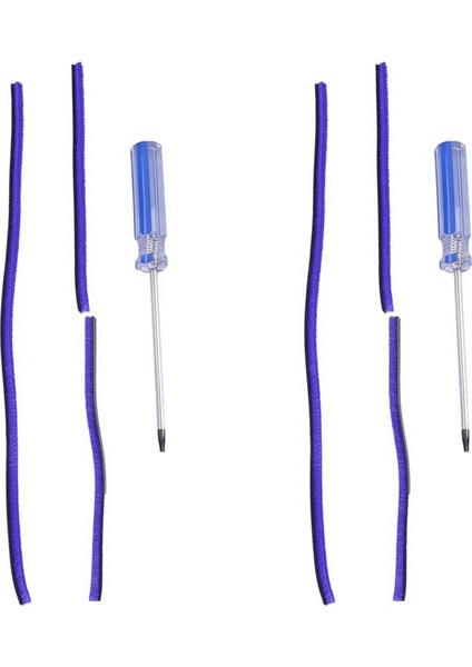 4x Yumuşak Peluş Şeritler Alt Şerit V6 V7 V8 V10 V11 Elektrikli Süpürge Yumuşak Silindir Kafası (Yurt Dışından)