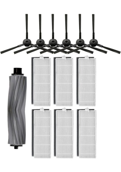 Silindir Ana Yan Fırça Hepa Filtre A8 A6 X620 X623 Robotik Elektrikli Süpürge Yedek Parça Aksesuarları Fırça Seti (Yurt Dışından)