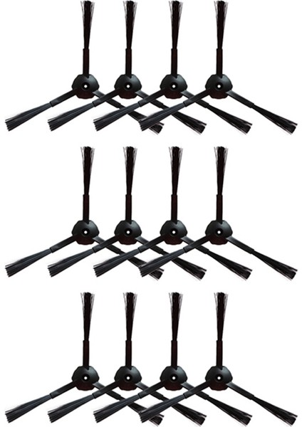 12 Adet Yan Fırça Robotlu Süpürge Parçaları V55 V50 V5 V5S V3 V3S V50 Pro X5 Aksesuarları (Yurt Dışından)