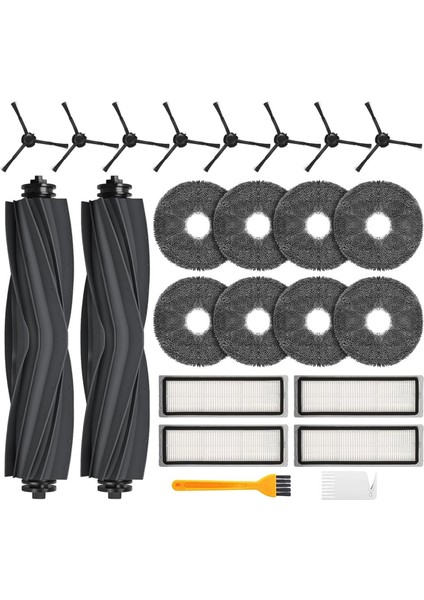 L10S Ultra / L10 Ultra Için, X10+ Robot Süpürge Için Ana Yan Fırça Hepa Filtre Paspas Bezi Parçaları (Yurt Dışından)