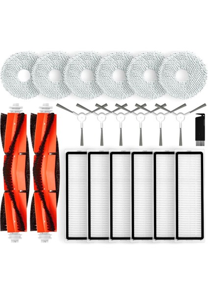Robotlu Vakum S10 + / S10 Plus Yedek Parça Aksesuarları Ana Yan Fırça Hepa Filtre Paspas Bez Bez Parçaları (Yurt Dışından)