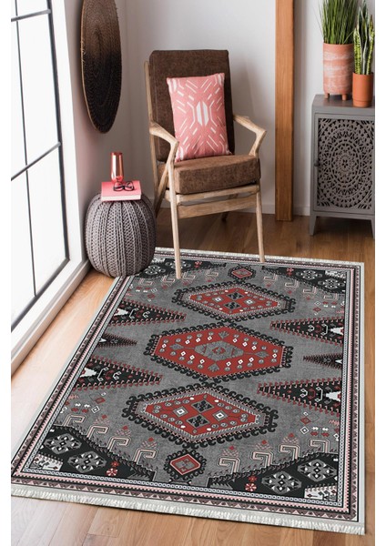 Homier Westa Kalitesi Yıkanabilir Kaymaz Taban Kilim ve Yolluk H-OT-4259