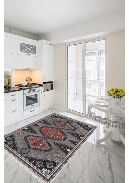 Homier Westa Kalitesi Yıkanabilir Kaymaz Taban Kilim ve Yolluk H-OT-4259