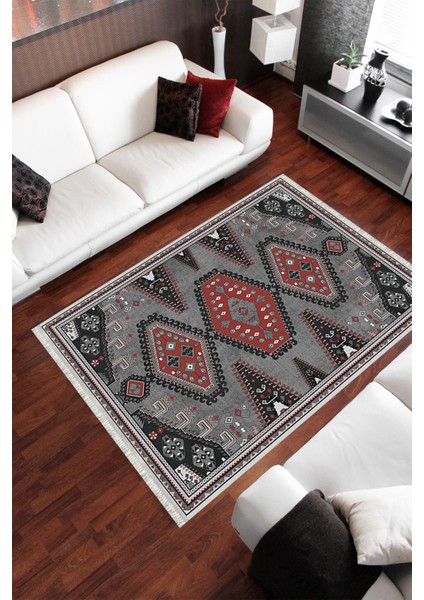 Homier Westa Kalitesi Yıkanabilir Kaymaz Taban Kilim ve Yolluk H-OT-4259