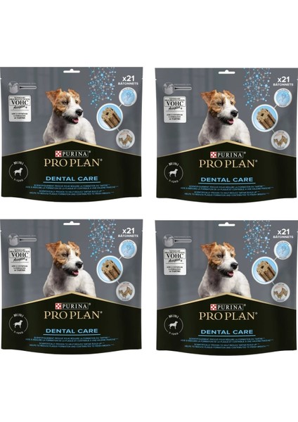 Pro Plan Proplan Dental Care Küçük Irk Köpek Ödülü 21 Li 345 Gr. x 4 Paket