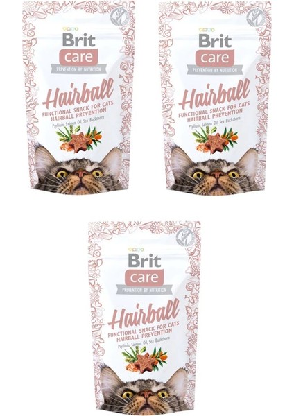 Hairball Kedi Ödülü 50 Gr. x 3 Adet