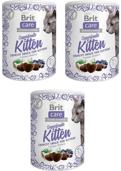 Super Fruits Yavru Kedi Ödülü 100 Gr. x 3 Adet