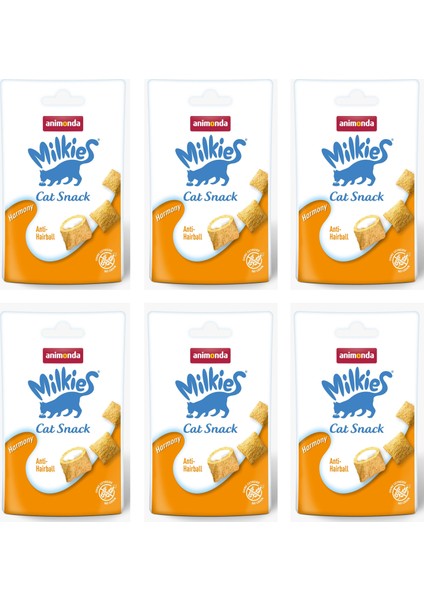 Milkies Harmony Kedi Ödül Bisküvisi 30 Gr. x 6 Adet