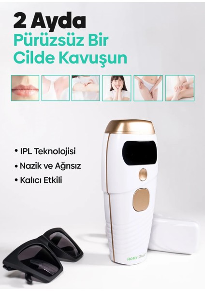 999.999 Atım Ipl Pro Lazer Epilasyon Cihazı