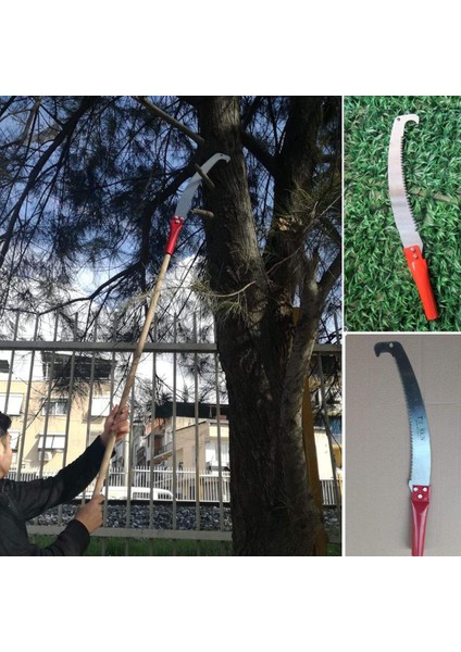 6185 Yüksek Dal Ağaç Budama Testeresi 35 cm (Sırığa Takılabilir)