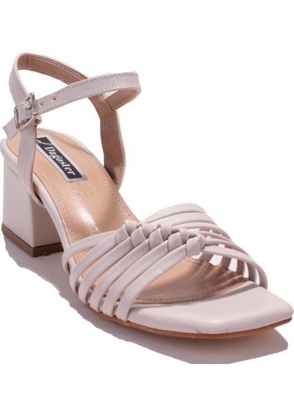 DZA07-928055C Ten Klasik Topuklu Kadın Ayakkabı