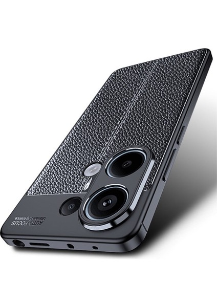 Xiaomi Pocom6 Pro 4g Kılıf Niss Deri Görünüm Silikon