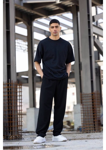 Erkek Kısa Kollu Penye Oversize T-Shirt modelleri