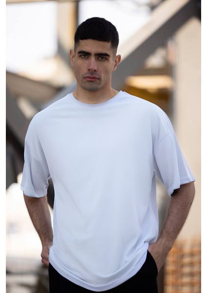 Erkek Kısa Kollu Penye Oversize T-Shirt modelleri