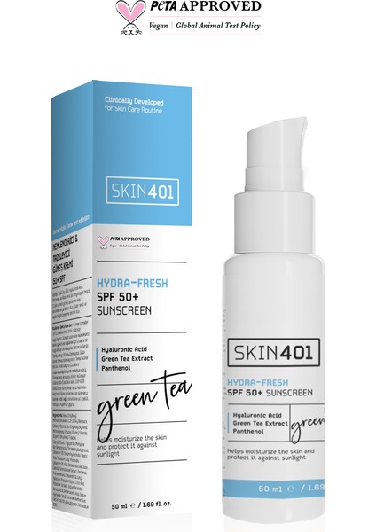 SPF50+ Nemlendirici & Tazeleyici Güneş Kremi 50 ml