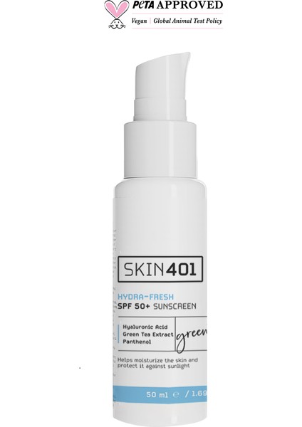 SPF50+ Nemlendirici & Tazeleyici Güneş Kremi 50 ml