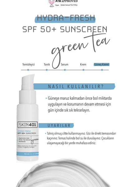 SPF50+ Nemlendirici & Tazeleyici Güneş Kremi 50 ml