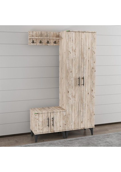 Modern Raflı Ayakkabılık Vestiyer fiyatları