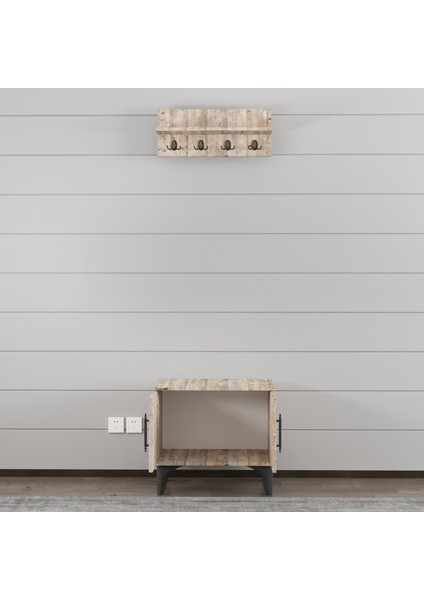 Modern Raflı Ayakkabılık Vestiyer fırsatları