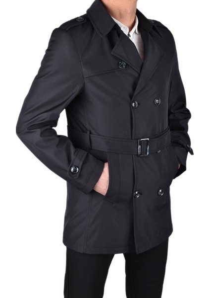 MNT-4439 Mevsimlik Trençkot Siyah 58 fiyatları