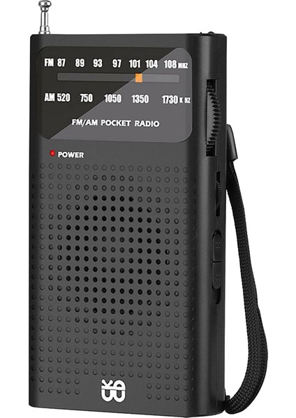 Mini Radyo Taşınabilir Am/fm Tüm Bant Stereo Hava Durumu Cep Radyo Alıcısı Yaşlı Adam Için Yürüyüş Yürüyüş Kamp (Yurt Dışından)