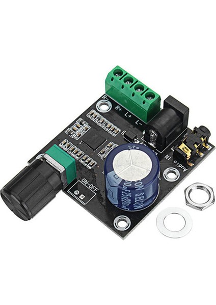 PAM8610 Çift Kanallı Dc 12V Hd Saf Dijital Ses Stereo Amplifikatör Kurulu D Sınıfı 15W x 2 Yüksek Güç Amplifikatörü Modülü (Yurt Dışından)
