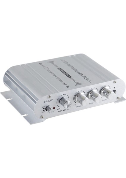 Araba Stereo Amplifikatör Hoparlör Hifi Güç 2.1 Kanal Ev Subwoofer Ses Çıkışı 12 V Ses Sistemi (Yurt Dışından)