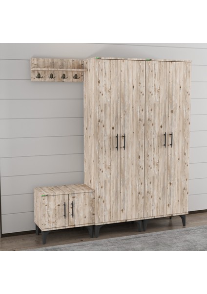 Modern Raflı Portmanto Vestiyer fiyatları