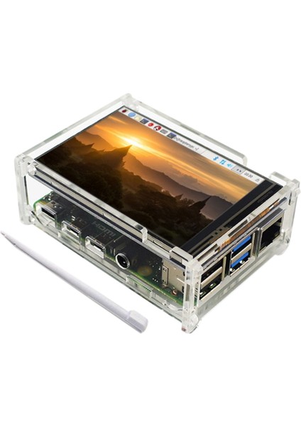 4b/3b+ Için Kontak Kalemli 3,5 Inç Kontakt Ekran Akrilik Kabuk 320X480 Çözünürlük (Yurt Dışından)