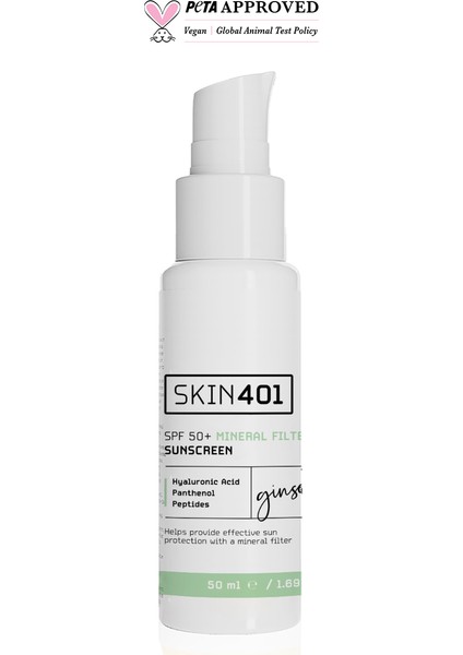 Spf 50+ Mineral Filtre Güneş Kremi 50 ml