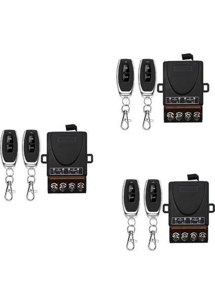 3x AC220V 30A 1ch 433MHZ Kablosuz Uzaktan Kumanda Anahtarı Rf Röle Alıcı + Elektrikli Cihaz Lambası Için Açık/kapalı Verici (Yurt Dışından)