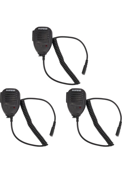 Uv-5r -888S Uv-82 Uv-9r Radyo El Uv-5ra Plus Uv-6r Için 3x Hoparlör Mikrofonu (Yurt Dışından)